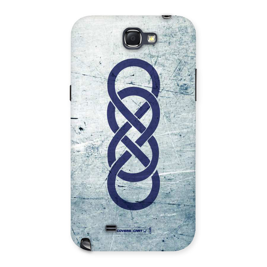 Double Infinity Rough Back Case for Galaxy Note 2