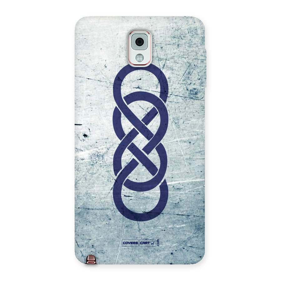 Double Infinity Rough Back Case for Galaxy Note 3