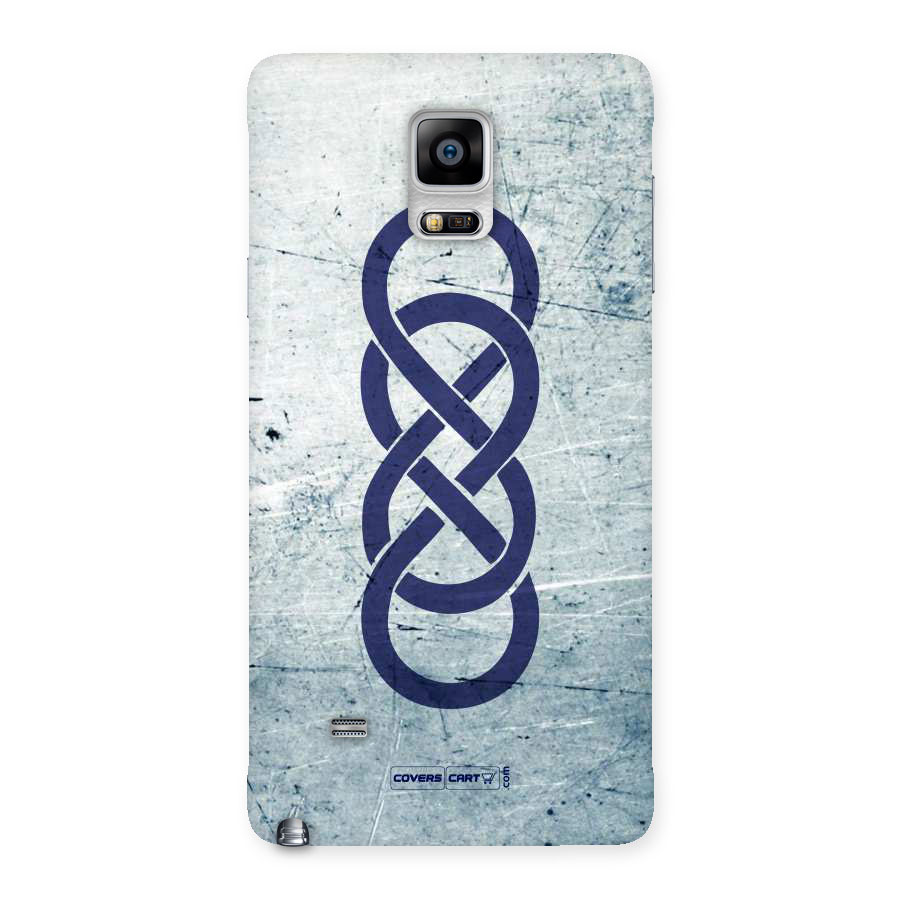 Double Infinity Rough Back Case for Galaxy Note 4