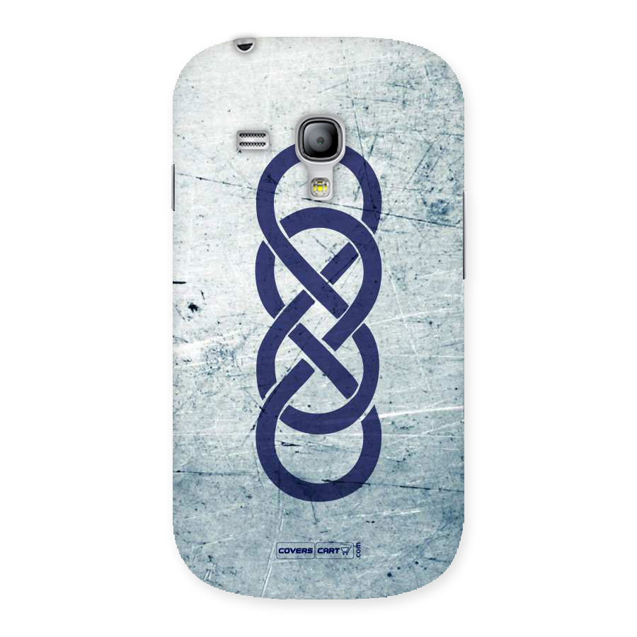 Double Infinity Rough Back Case for Galaxy S3 Mini