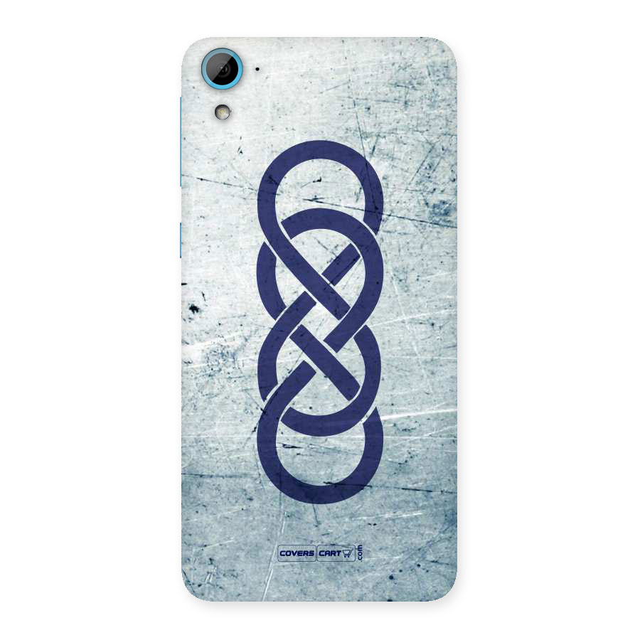 Double Infinity Rough Back Case for HTC Desire 826