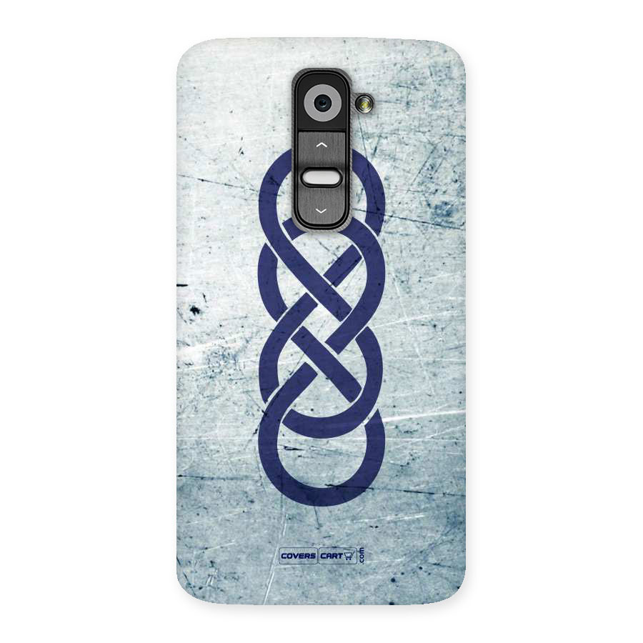 Double Infinity Rough Back Case for LG G2