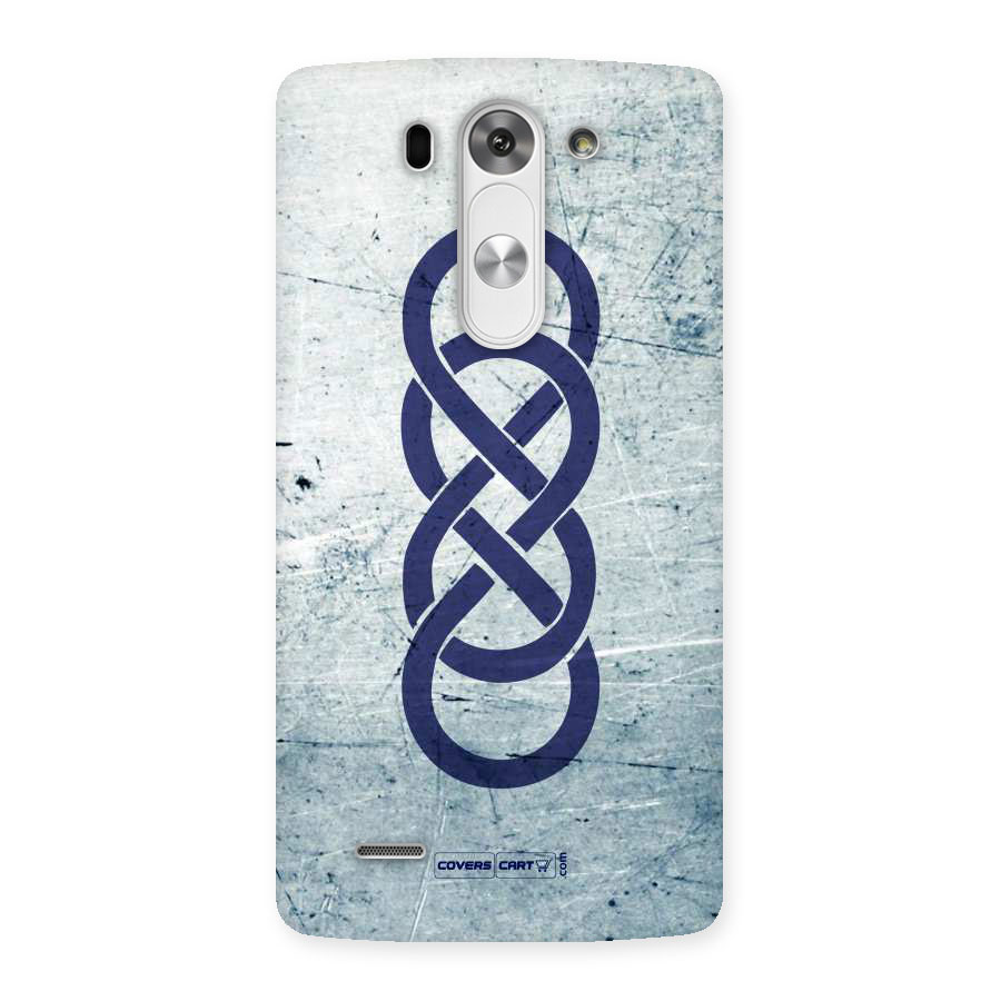 Double Infinity Rough Back Case for LG G3 Beat