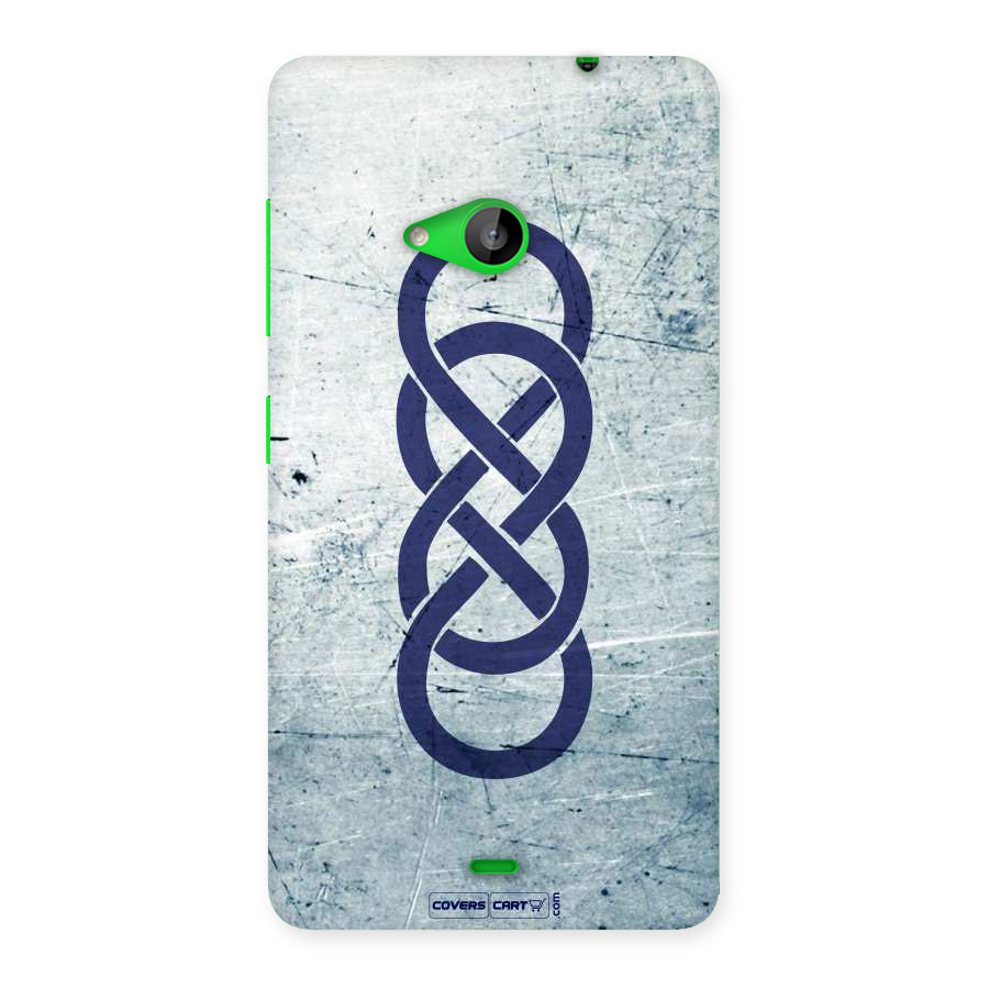 Double Infinity Rough Back Case for Lumia 535