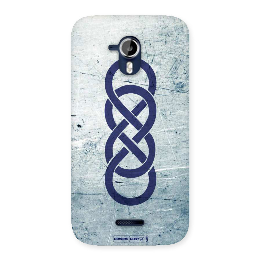 Double Infinity Rough Back Case for Micromax Canvas Magnus A117