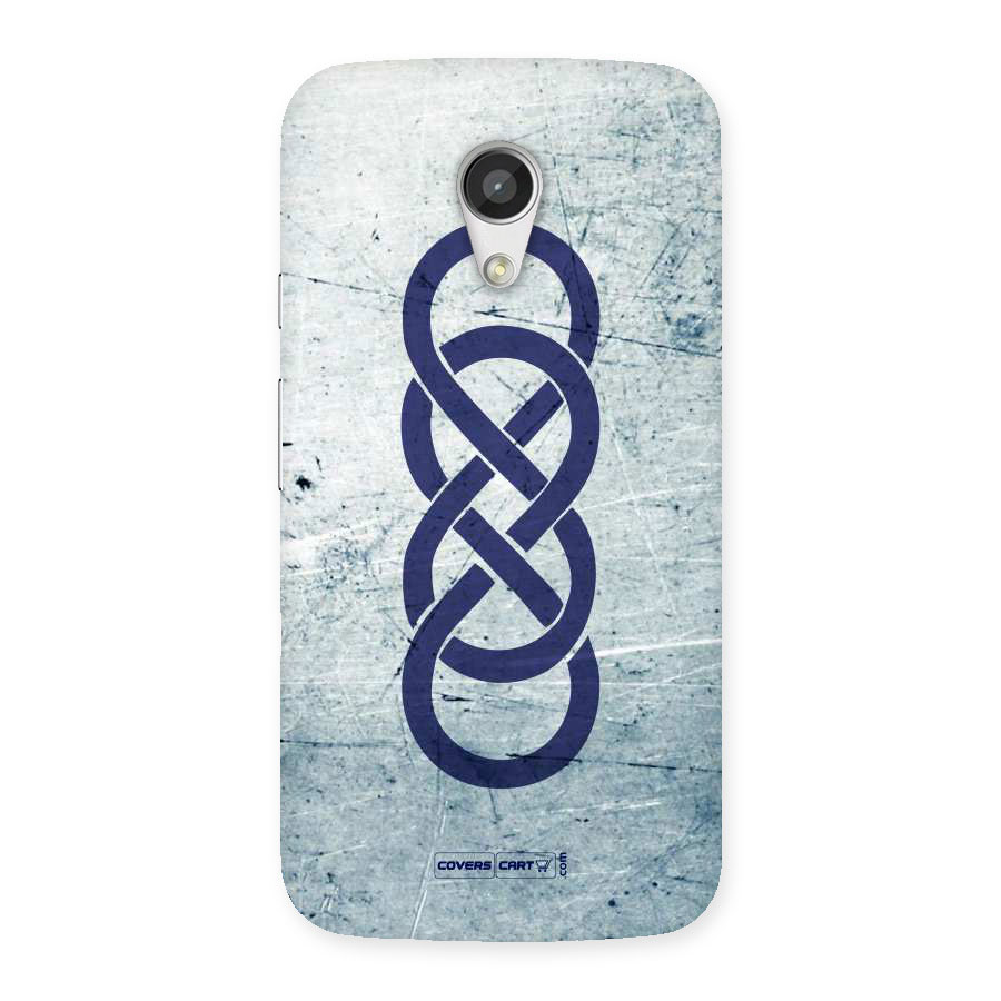 Double Infinity Rough Back Case for Moto G 2nd Gen