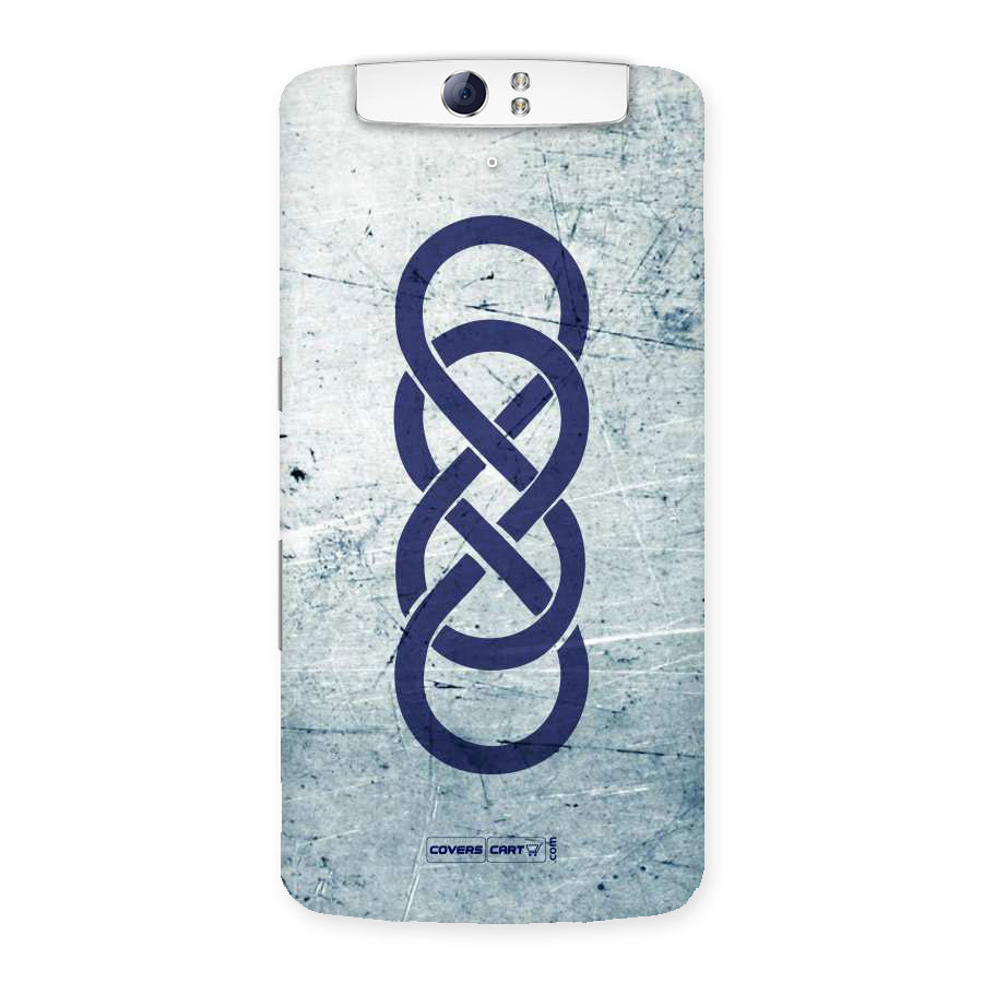 Double Infinity Rough Back Case for Oppo N1