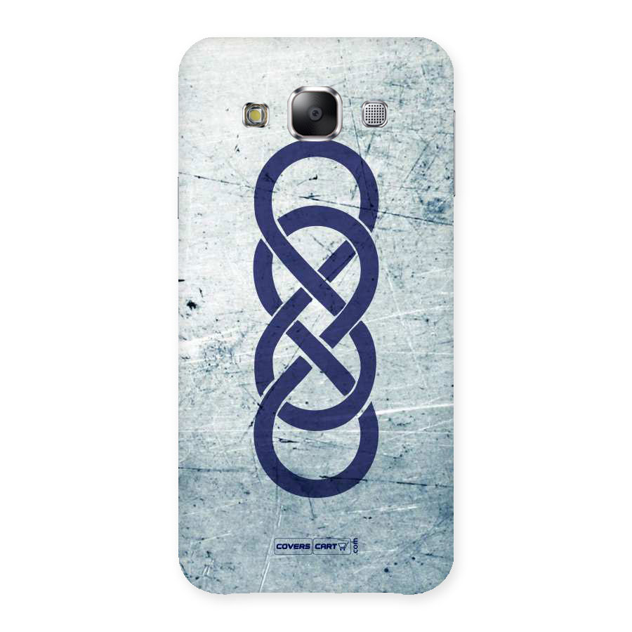Double Infinity Rough Back Case for Samsung Galaxy E5