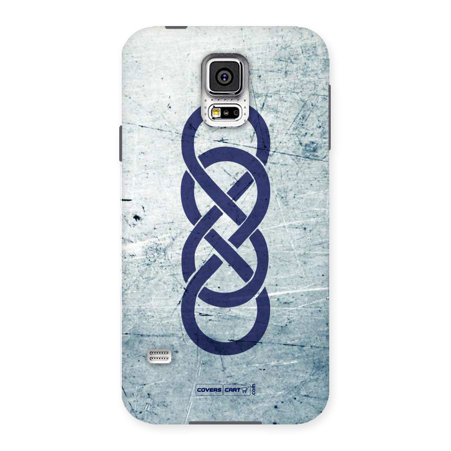 Double Infinity Rough Back Case for Samsung Galaxy S5