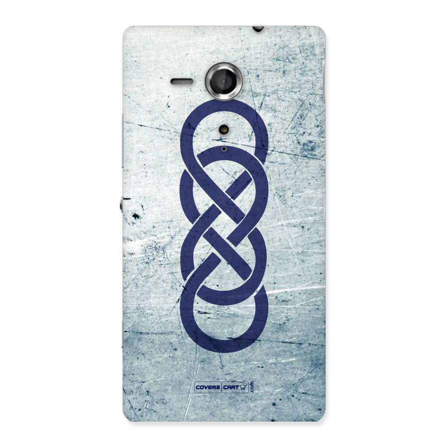 Double Infinity Rough Back Case for Sony Xperia SP