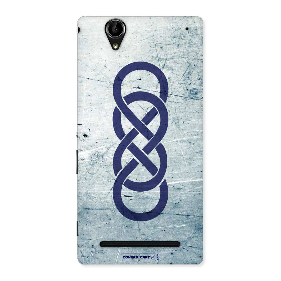 Double Infinity Rough Back Case for Sony Xperia T2