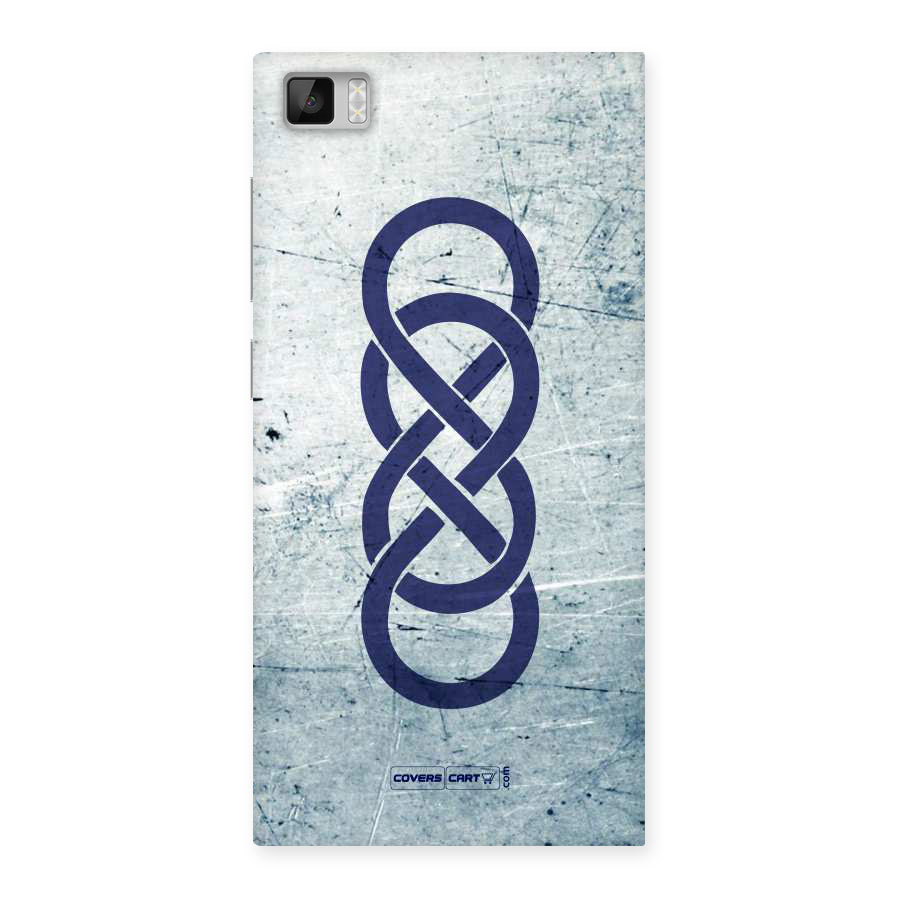 Double Infinity Rough Back Case for Xiaomi Mi3