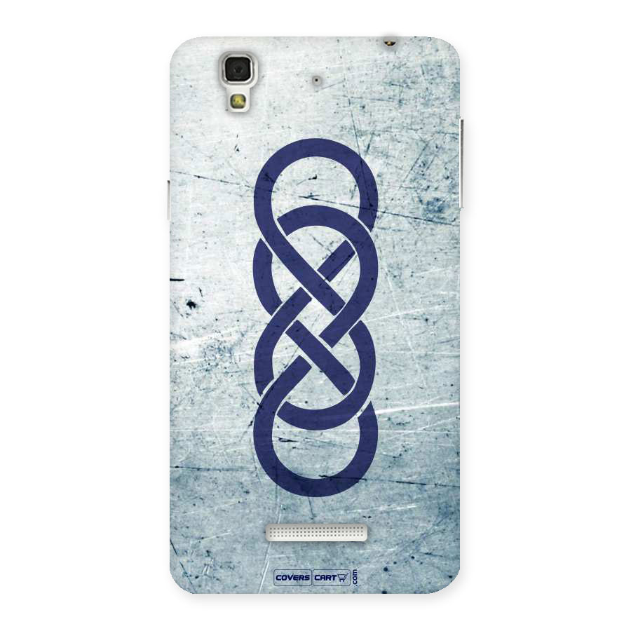 Double Infinity Rough Back Case for Yu Yureka