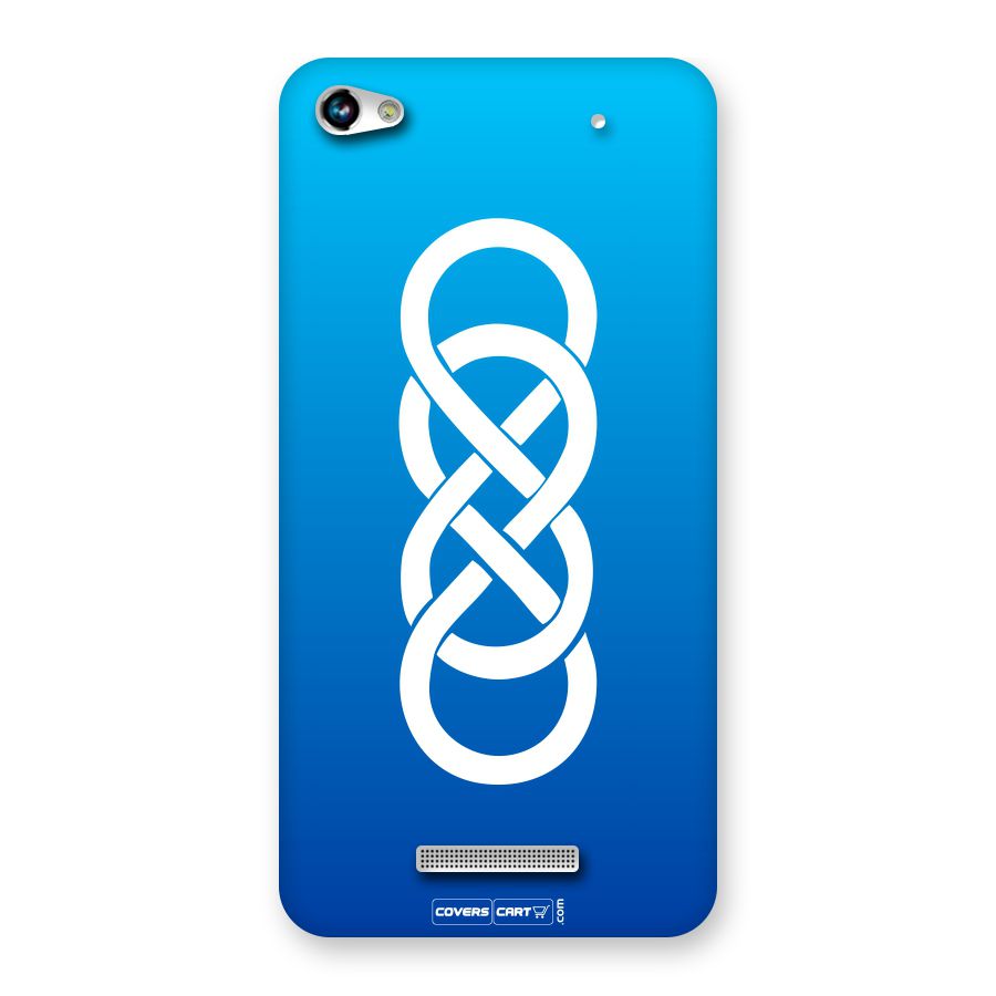 Double Infinity Blue Back Case for Canvas Hue 2 A316