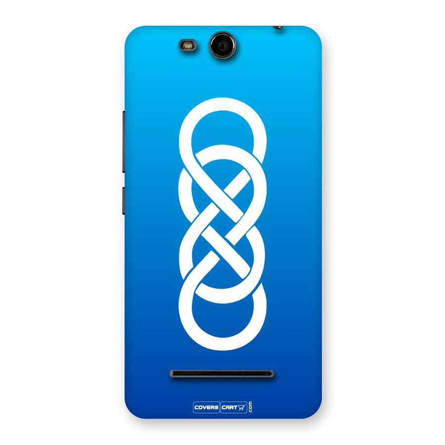 Double Infinity Blue Back Case for Canvas Juice 3