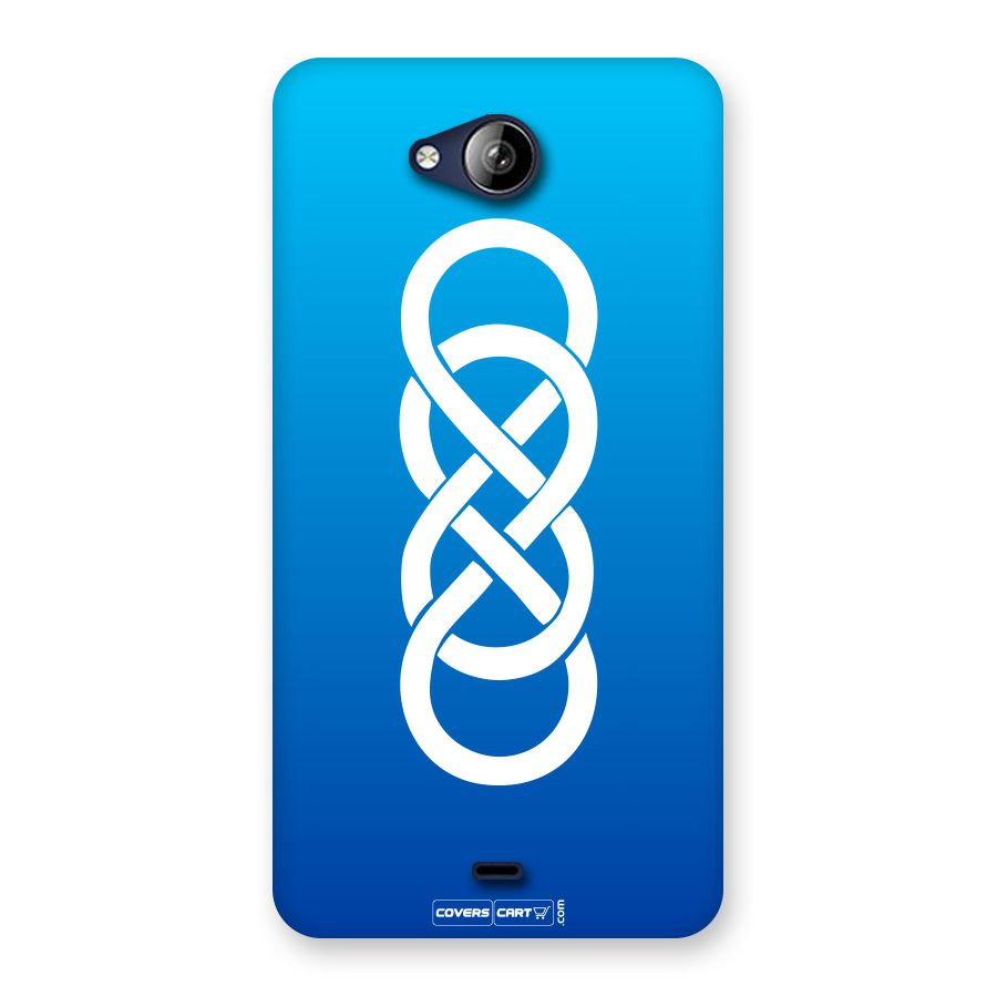 Double Infinity Blue Back Case for Canvas Play