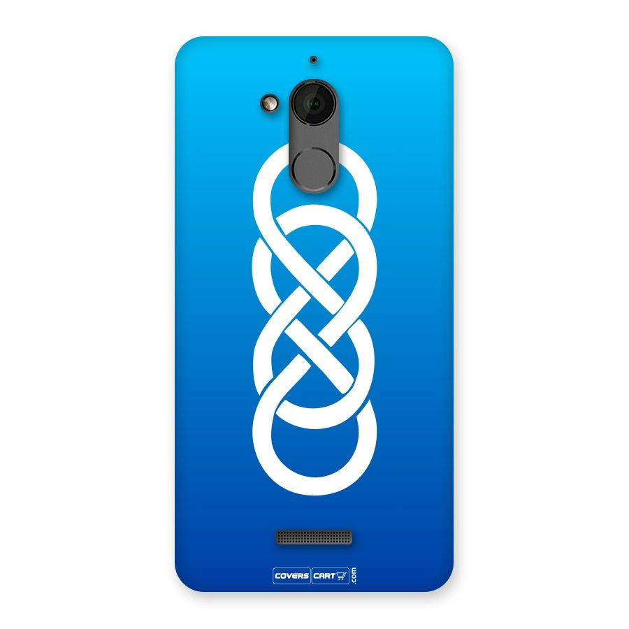 Double Infinity Blue Back Case for Coolpad Note 5