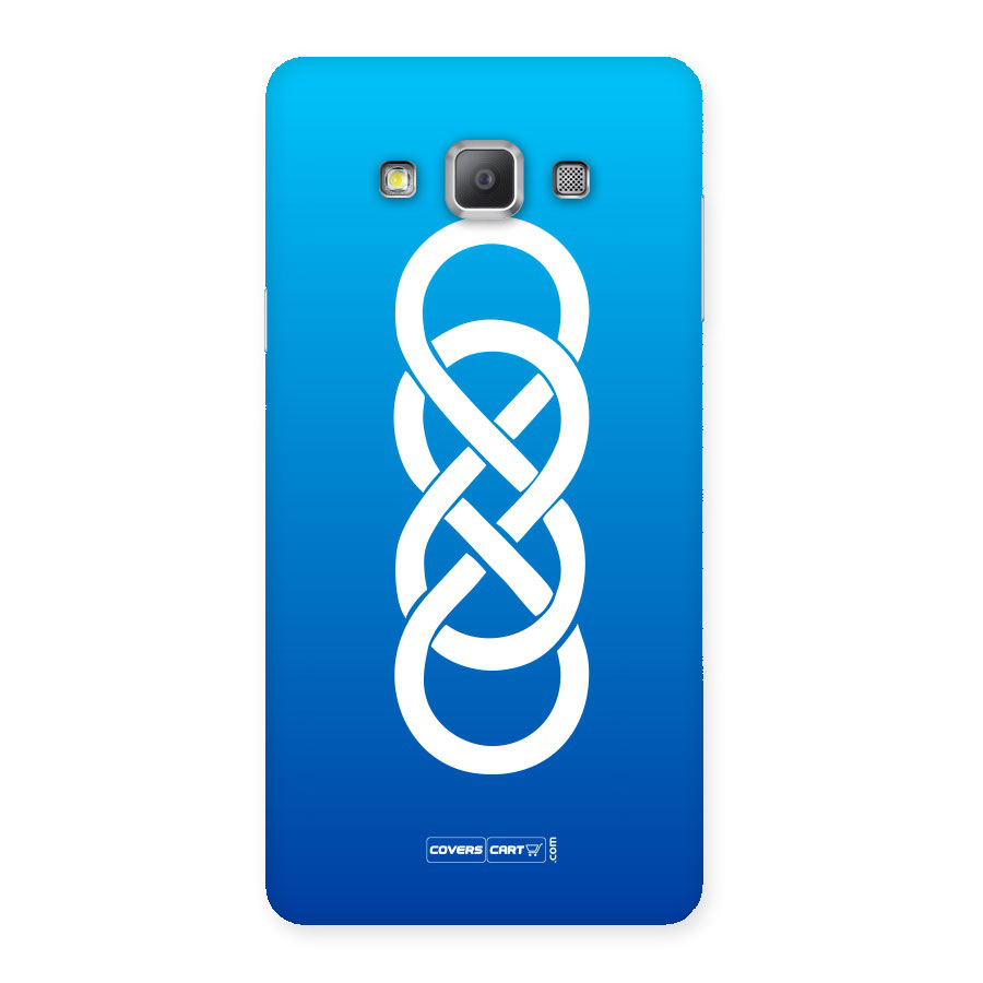 Double Infinity Blue Back Case for Galaxy A7