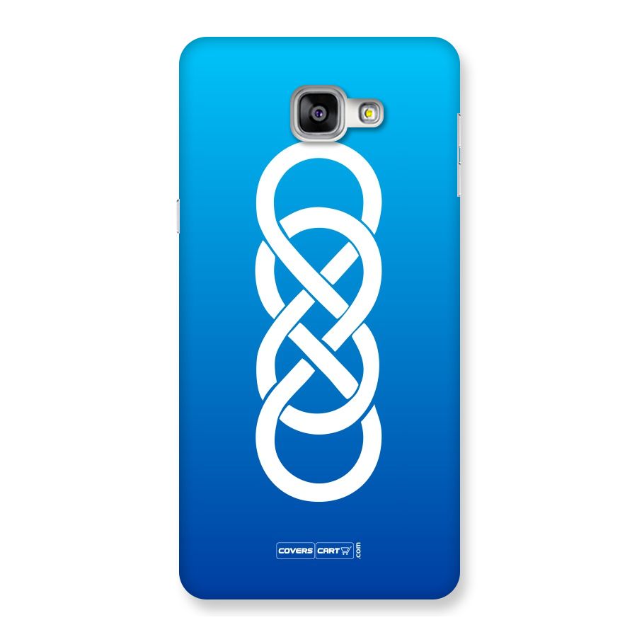 Double Infinity Blue Back Case for Galaxy A9