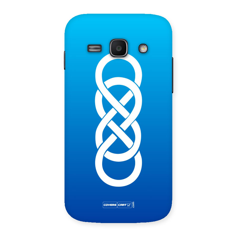 Double Infinity Blue Back Case for Galaxy Ace 3
