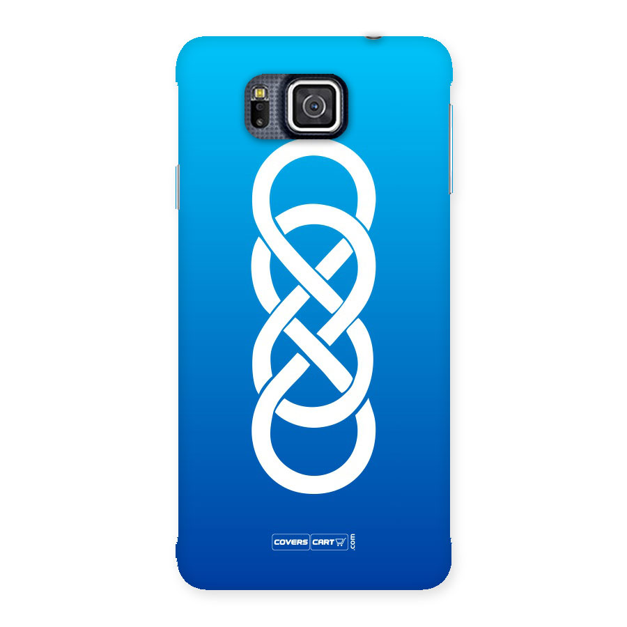 Double Infinity Blue Back Case for Galaxy Alpha