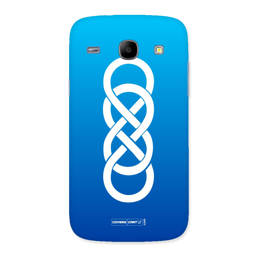 Double Infinity Blue Back Case for Galaxy Core