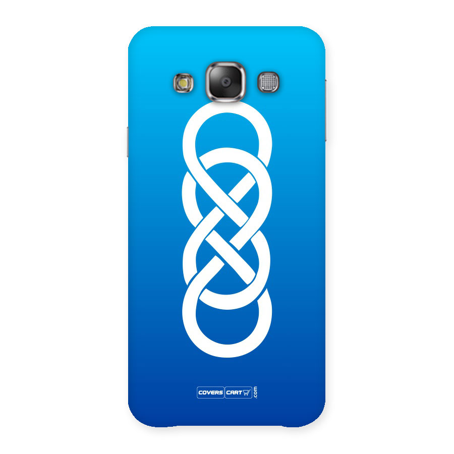 Double Infinity Blue Back Case for Galaxy E7