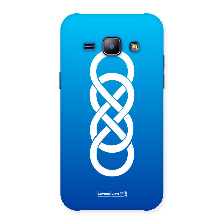 Double Infinity Blue Back Case for Galaxy J1