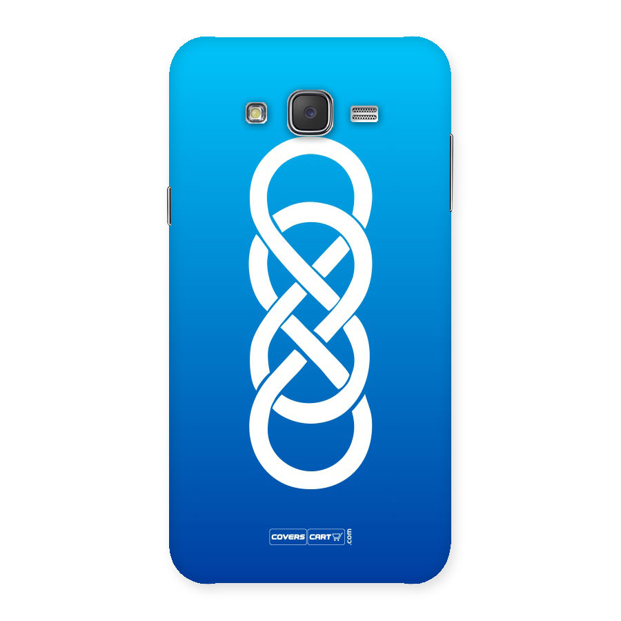 Double Infinity Blue Back Case for Galaxy J7