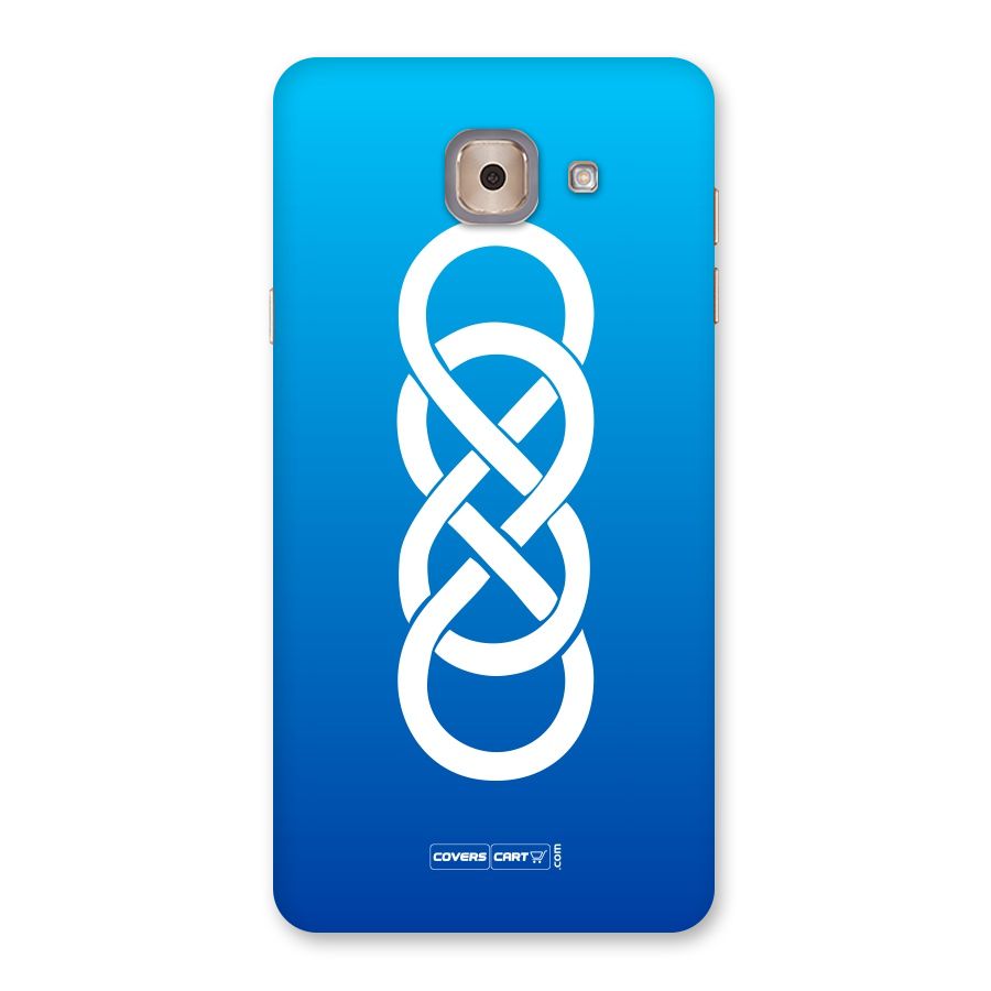 Double Infinity Blue Back Case for Galaxy J7 Max