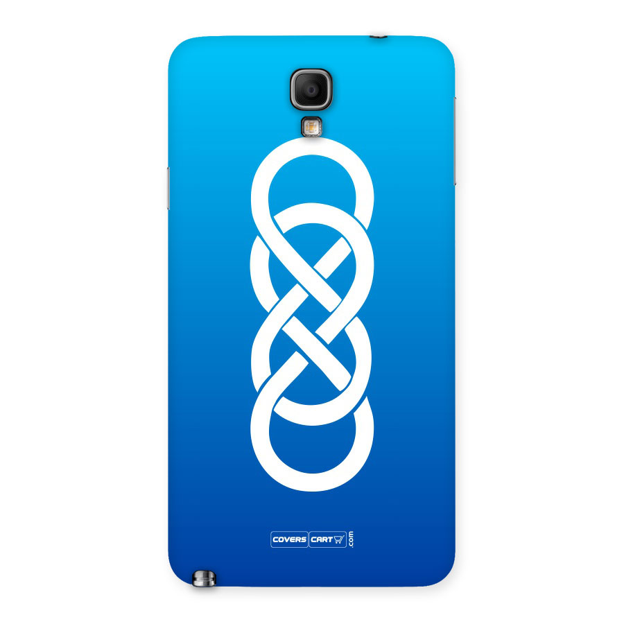 Double Infinity Blue Back Case for Galaxy Note 3 Neo