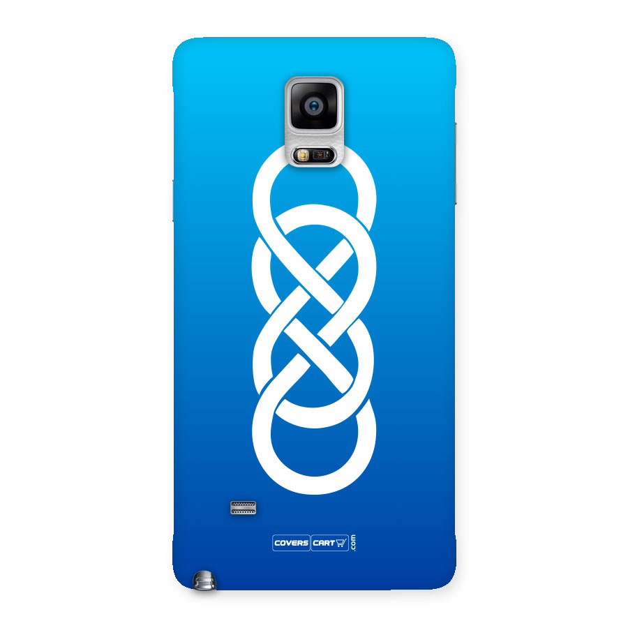 Double Infinity Blue Back Case for Galaxy Note 4
