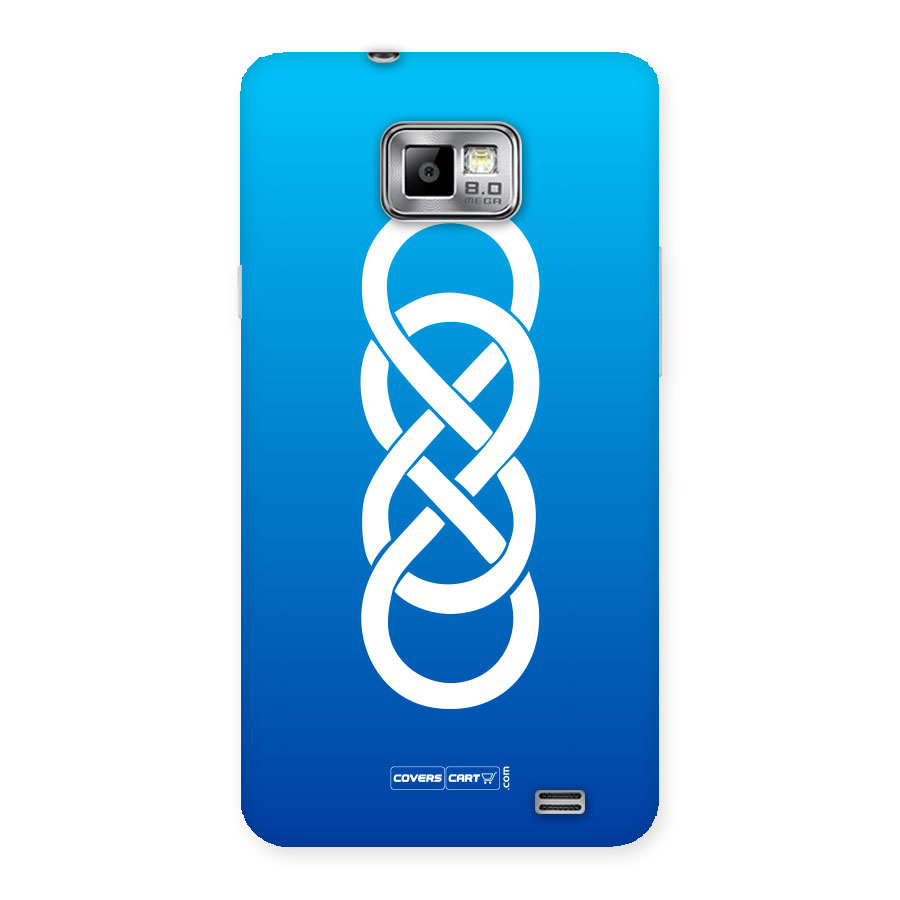 Double Infinity Blue Back Case for Galaxy S2