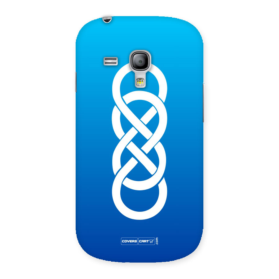 Double Infinity Blue Back Case for Galaxy S3 Mini