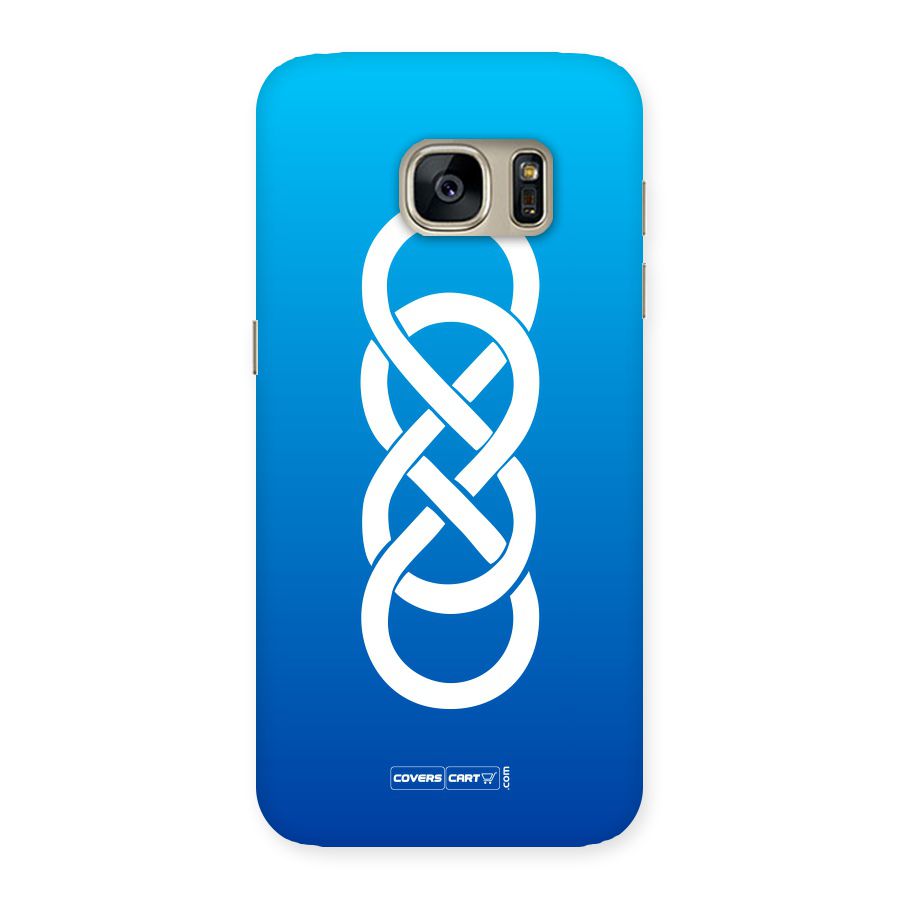 Double Infinity Blue Back Case for Galaxy S7