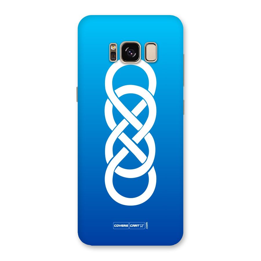 Double Infinity Blue Back Case for Galaxy S8