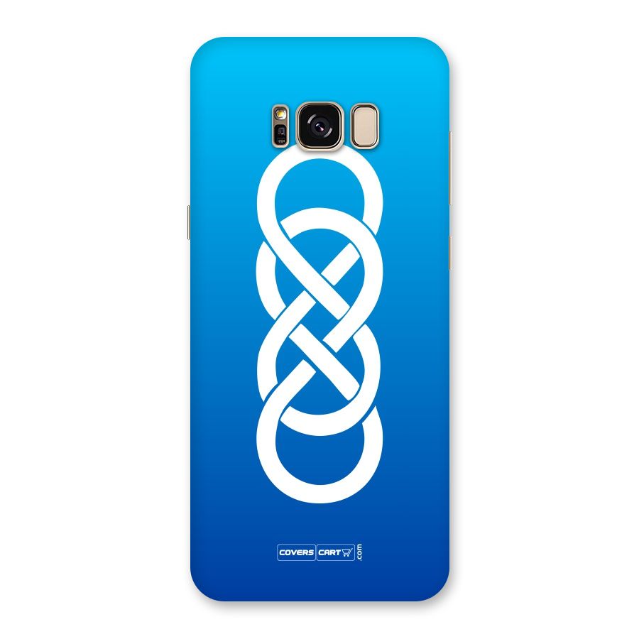 Double Infinity Blue Back Case for Galaxy S8 Plus