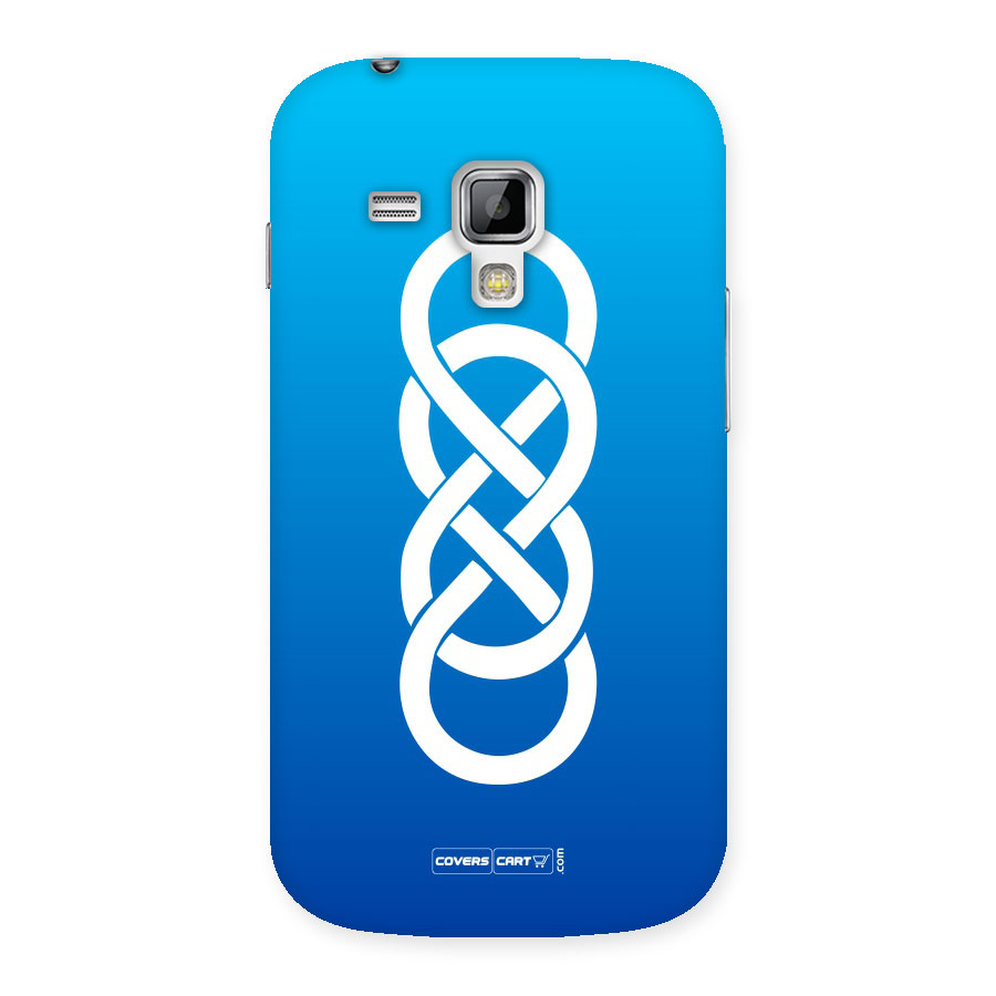 Double Infinity Blue Back Case for Galaxy S Duos