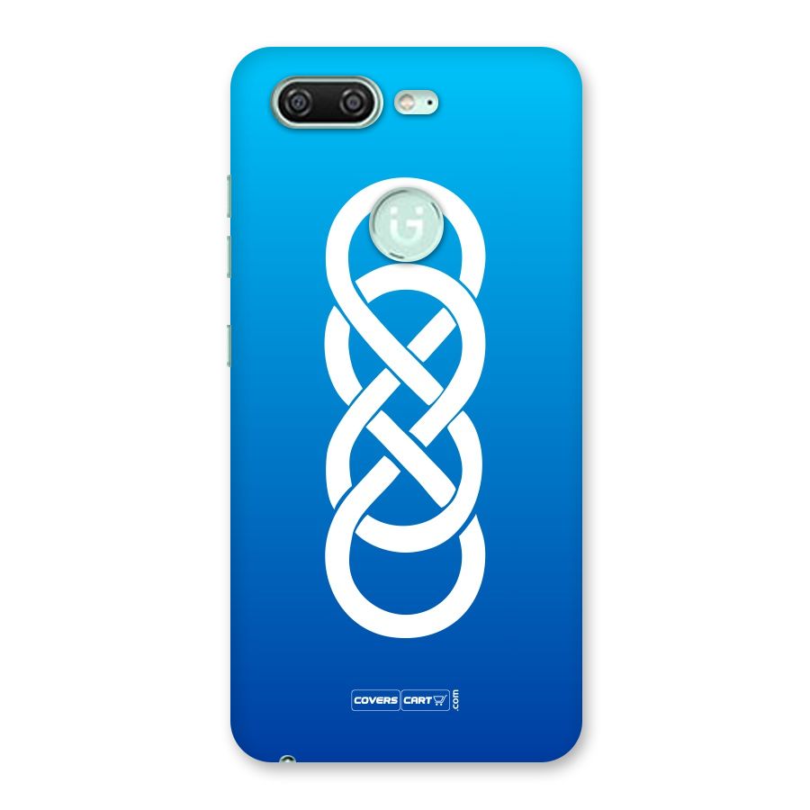 Double Infinity Blue Back Case for Gionee S10
