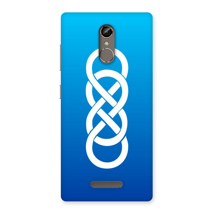 Double Infinity Blue Back Case for Gionee S6s