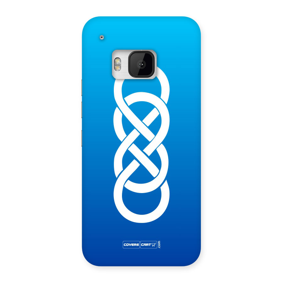 Double Infinity Blue Back Case for HTC One M9
