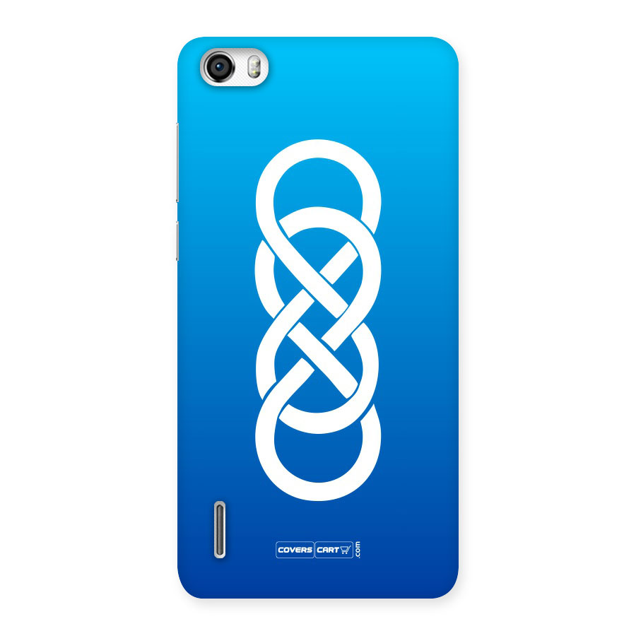 Double Infinity Blue Back Case for Honor 6