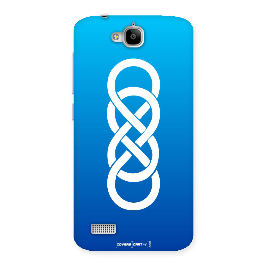 Double Infinity Blue Back Case for Honor Holly