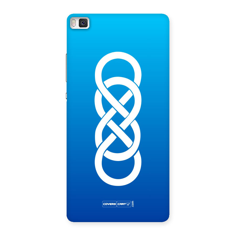 Double Infinity Blue Back Case for Huawei P8