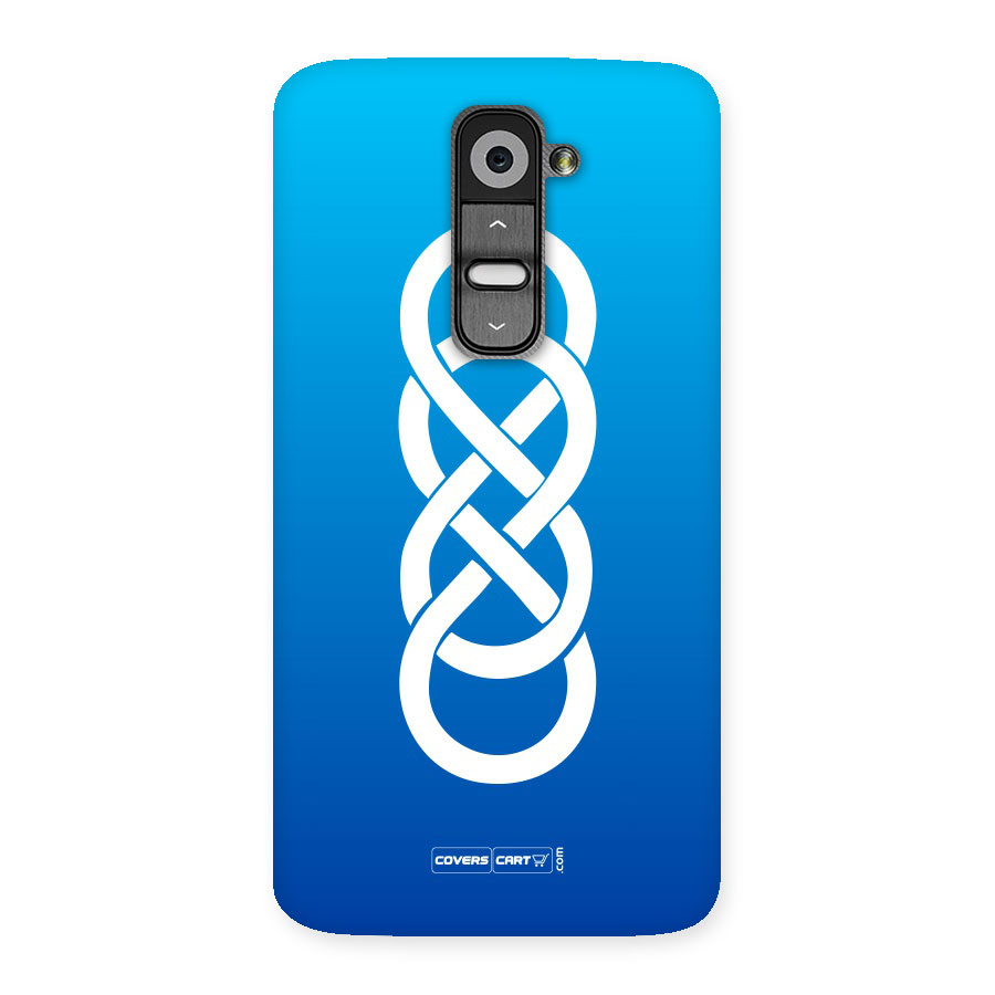 Double Infinity Blue Back Case for LG G2