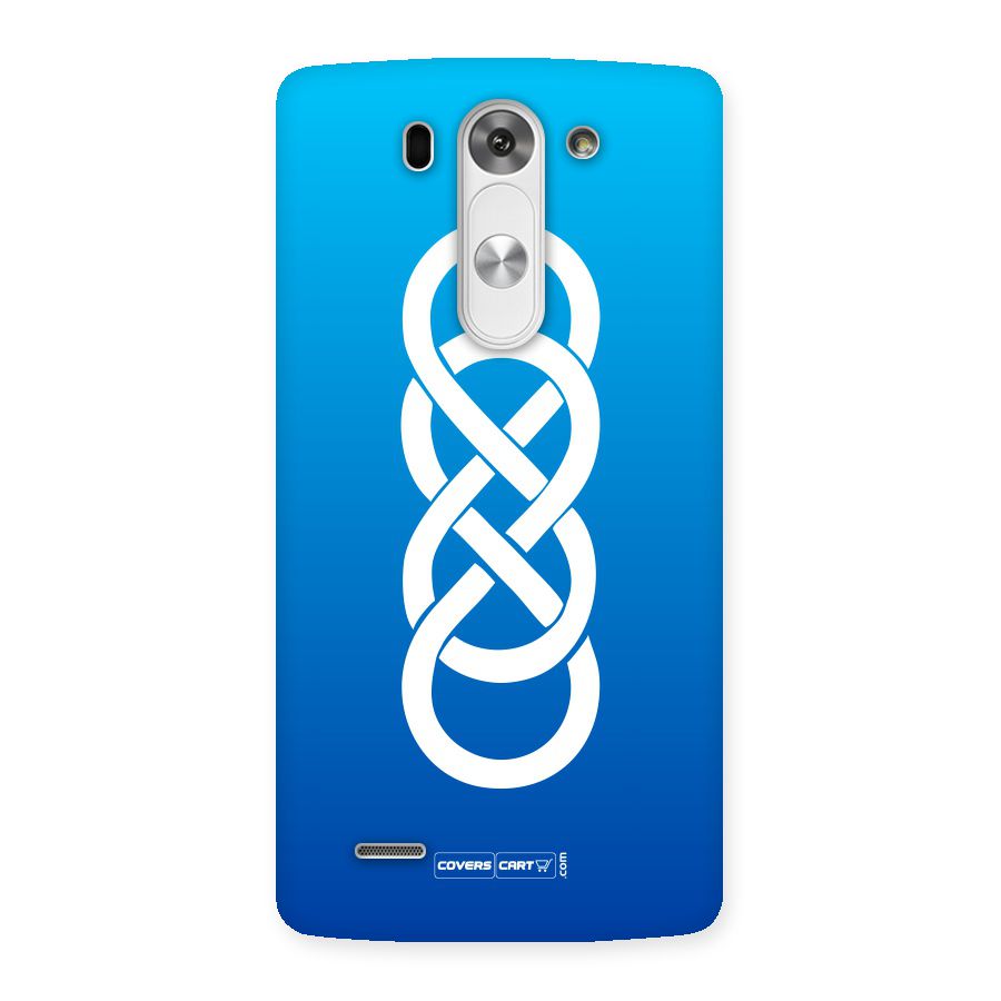 Double Infinity Blue Back Case for LG G3 Mini