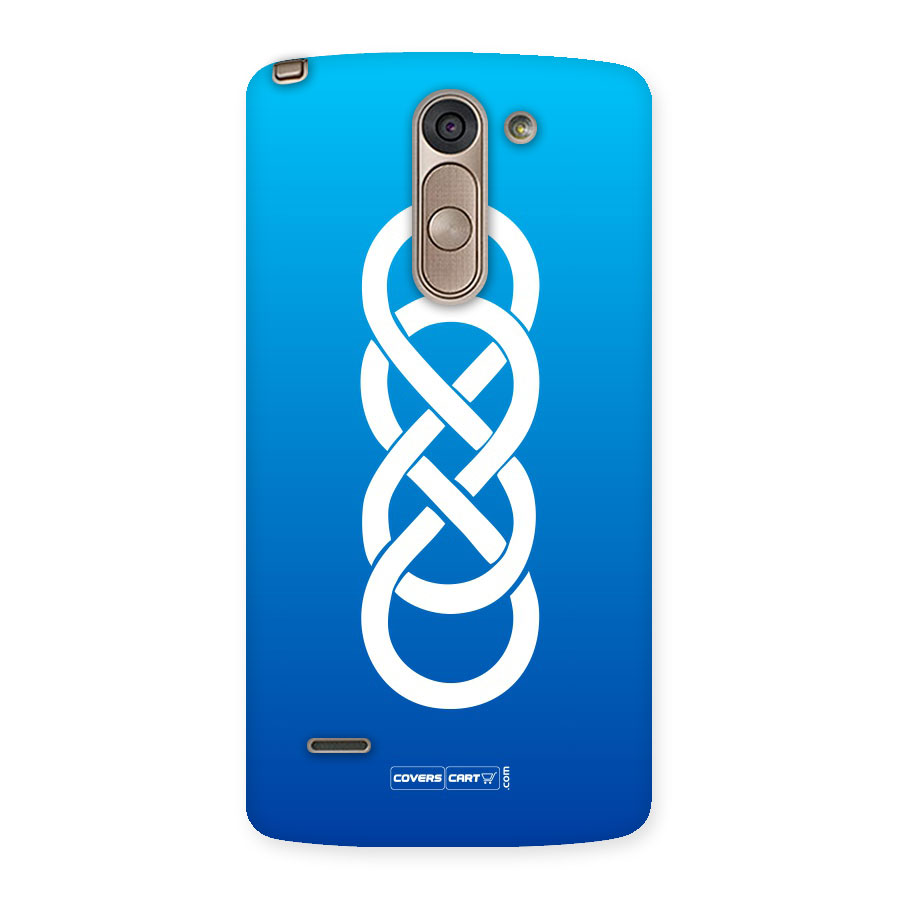 Double Infinity Blue Back Case for LG G3 Stylus