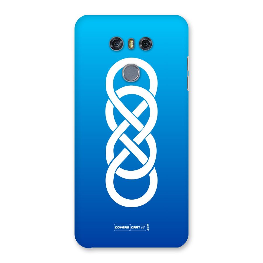 Double Infinity Blue Back Case for LG G6