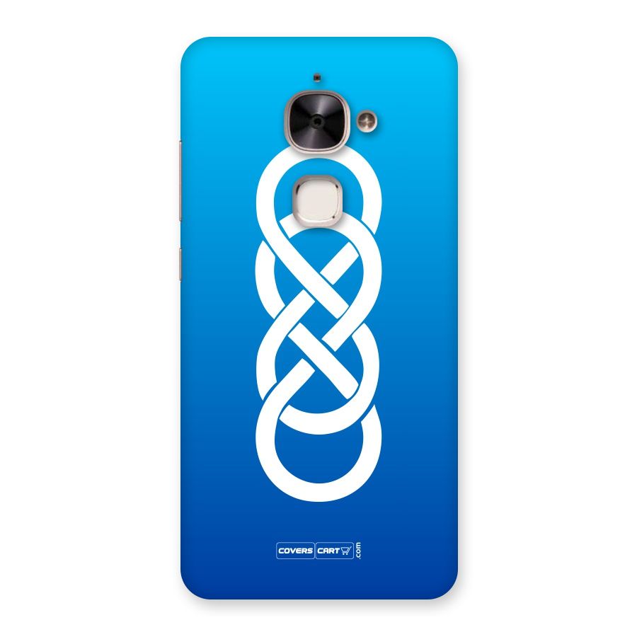 Double Infinity Blue Back Case for Le 2