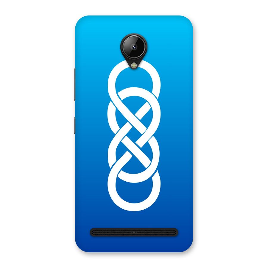 Double Infinity Blue Back Case for Lenovo C2